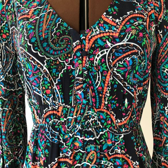 Multi-coloured Midi Dress - Picture 2 of 8